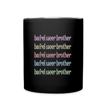 Barrel Racing Brother Meilleur Frère de course de barils - Mug uni - noir - Devant