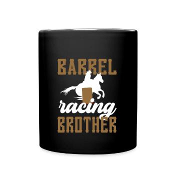 Barrel Racing Brother Cadeau Barrel Racing Brother - Mug uni - noir - Devant