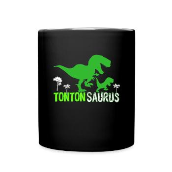 Tontonsaurus Humour Tonton - Mug uni - noir - Devant