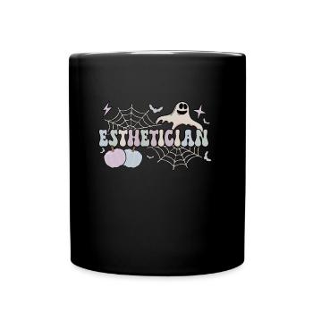 Spooky Esthetician Halloween Esttician Cadeaux - Mug uni - noir - Devant