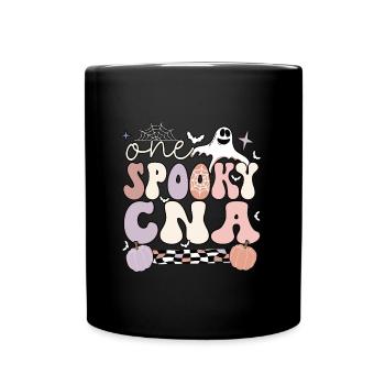 Certified Nursing Assistant CNA Nurse Halloween - Tasse einfarbig - Schwarz - Vorne