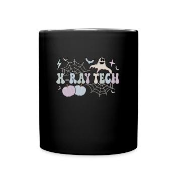 X Ray Technologist Halloween RT Radiology Tech - Tasse einfarbig - Schwarz - Vorne