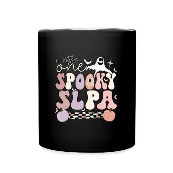 Speech Language Pathologist Assistant Halloween - Tasse einfarbig - Schwarz - Vorne