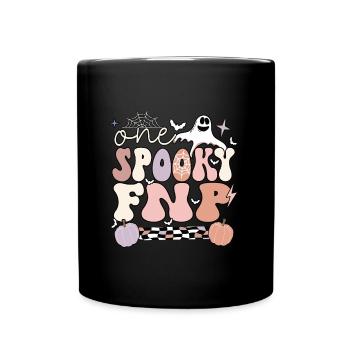 Family Nurse Practitioner Halloween FNP Gifts - Tasse einfarbig - Schwarz - Vorne