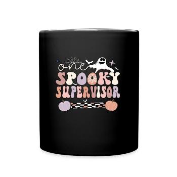 Supervisor Halloween Supervisory Management Gifts - Full Colour Mug - black - Front