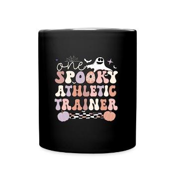 Certified Athletic Trainer Halloween AT Gifts - Full Colour Mug - black - Front