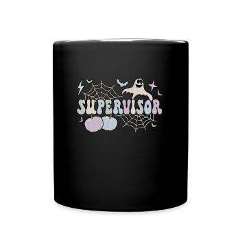 Supervisor Halloween Supervisory Management Gifts - Full Colour Mug - black - Front