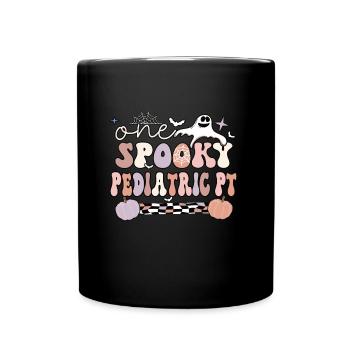 Pediatric PT Halloween Pediatric Physical Therapy - Full Colour Mug - black - Front