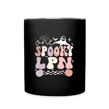 LPN Nurse Halloween Licensed Practical Nurse Gifts - Tasse einfarbig - Schwarz - Vorne