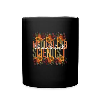 Medical Lab Scientist Thanksgiving Medical Lab - Tasse einfarbig - Schwarz - Vorne