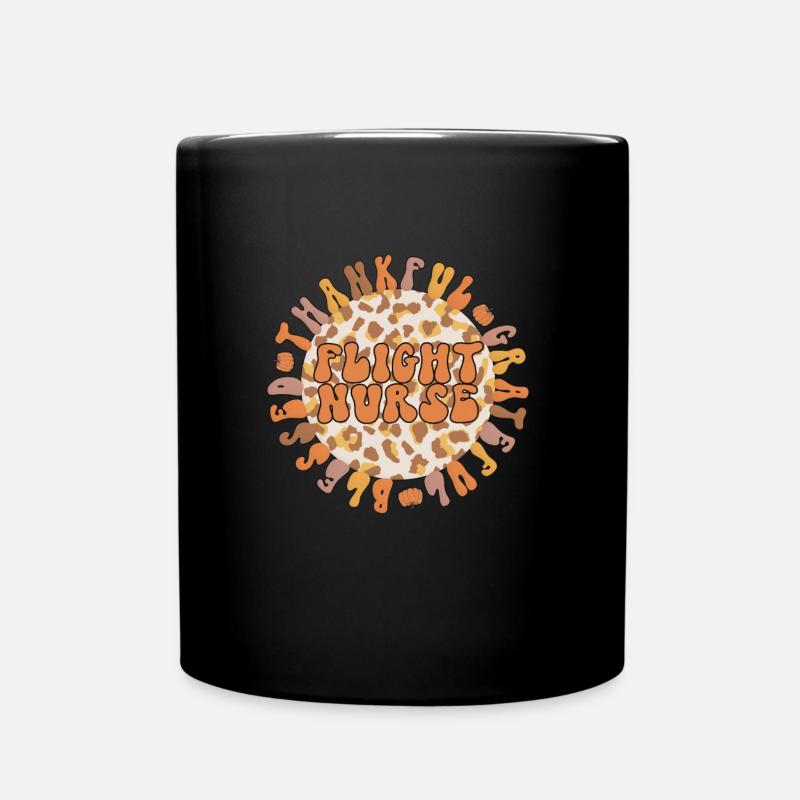 Flight Nurse Thanksgiving RN Flight Nursing Gifts - Tasse einfarbig - Schwarz