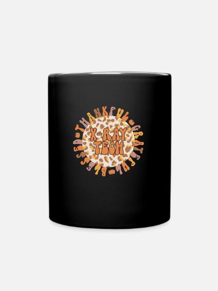 X Ray Technologist Thanksgiving RT Radiology Tech - Tasse einfarbig - Schwarz