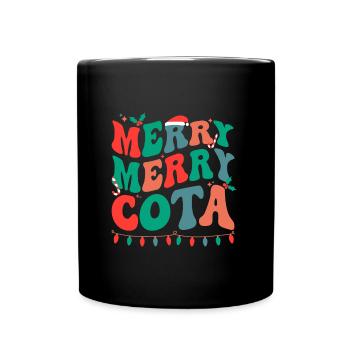 COTA Christmas Occupational Therapy Assistant Xmas - Full Colour Mug - black - Front