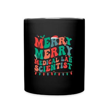 Scientifique de laboratoire médical Noël Laboratoire médical Noël - Mug uni - noir - Devant