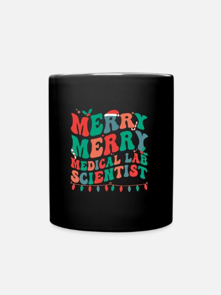 Scientifique de laboratoire médical Noël Laboratoire médical Noël - Mug uni - noir