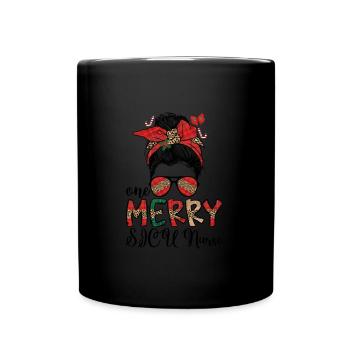Infirmière de l’USSI Noël Soins infirmiers chirurgicaux Soins infirmiers de Noël - Mug uni - noir - Devant