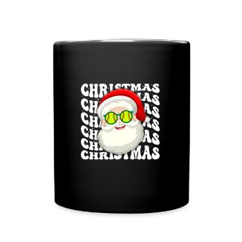 Softball Xmas Softball Player Christmas Gift - Tasse einfarbig - Schwarz - Vorne