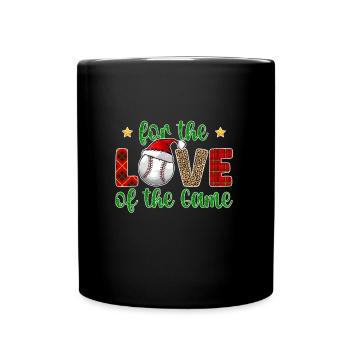 Baseball Christmas Gifts Baseball Player Xmas - Tasse einfarbig - Schwarz - Vorne