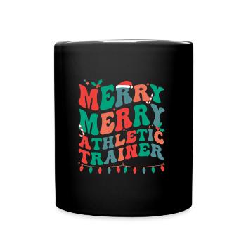 Certified Athletic Trainer Christmas AT Xmas Gifts - Tasse einfarbig - Schwarz - Vorne