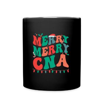 Certified Nursing Assistant Christmas CNA Xmas - Tasse einfarbig - Schwarz - Vorne