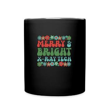 X Ray Technologist Christmas Radiology Tech Xmas - Tasse einfarbig - Schwarz - Vorne