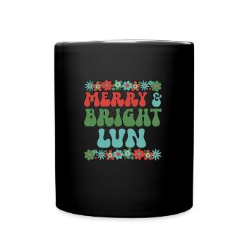 LVN Nurse Christmas Licensed Vocational Nurse Xmas - Full Colour Mug - black - Front