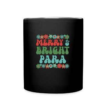 Paraprofessionnel Noël Para Enseignant Cadeaux de Noël - Mug uni - noir - Devant