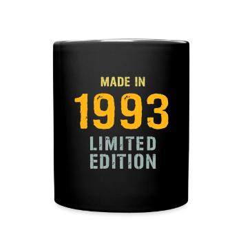 Year of birth 1993 - Full Colour Mug - black - Front