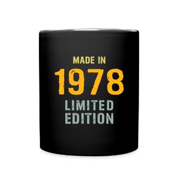Made in 1978 limited edition - Full Colour Mug - black - Front