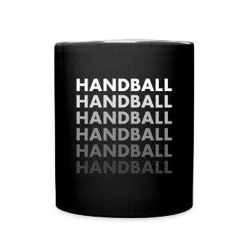 Sport Handball - Tasse einfarbig - Schwarz - Vorne