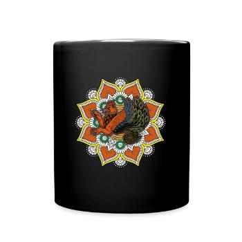 Faravahar Zoroastrianism Simurgh Persia - Full Colour Mug - black - Front