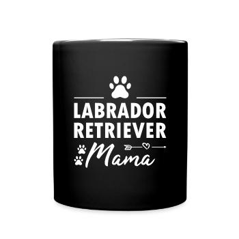 Labrador Retriever Mama - Full Colour Mug - black - Front
