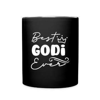Wöd Godi beste Godi Taufpatin Österreich Taufe - Tasse einfarbig - Schwarz - Vorne