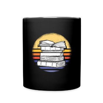 Lecteur Retro Sunset Lecture - Mug uni - noir - Devant