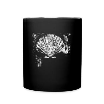 Chemin - Pétoncle - Pèlerinage - Santiago - Mug uni - noir - Devant