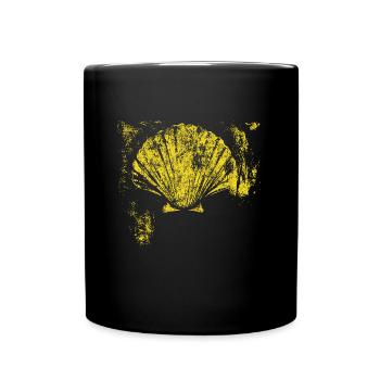 Chemin - Pétoncle - Pèlerinage - Santiago - Mug uni - noir - Devant