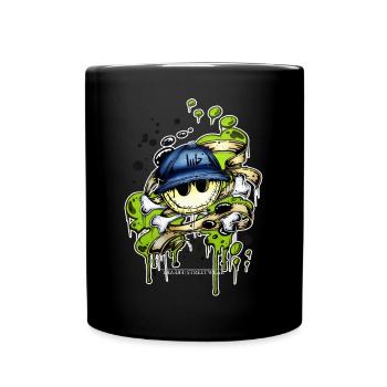 Freak & Happy - Tasse einfarbig - Schwarz - Vorne
