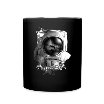 OGame Astronaut - Tasse einfarbig - Schwarz - Vorne