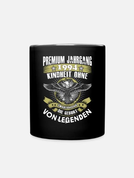 Jahrgang1994 - Tasse einfarbig - Schwarz