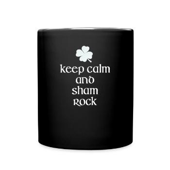 St. Patrick's Day Irland Bier Party Cool - Tasse einfarbig - Schwarz - Vorne