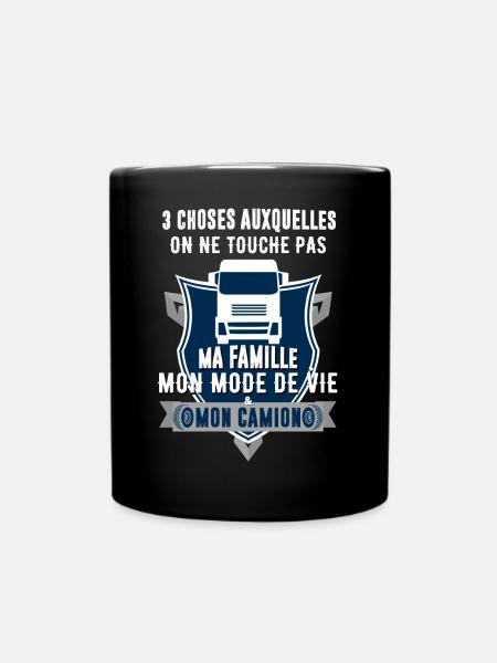 Routier - 3 choses - Mug uni - noir