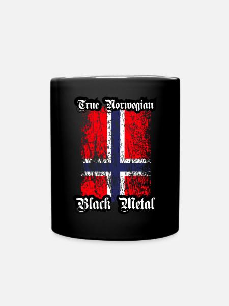 Trve/ True Norwegian Black Metal - Tasse einfarbig - Schwarz