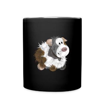 cochon Guinée Droll - cochon Guinée - Cadeau - Mug uni - noir - Devant
