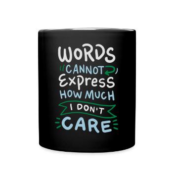 Je ne peux pas décrire à quel point cela me fascine - Mug uni - noir - Devant