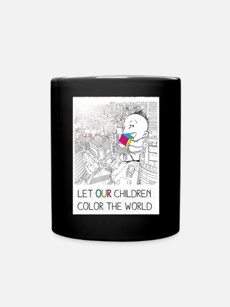 COLOR_THE_WORLD - Mug uni - noir