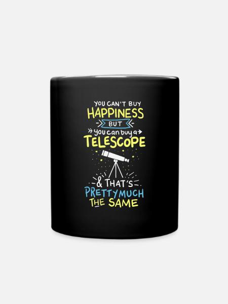 Astronomie - Tasse einfarbig - Schwarz
