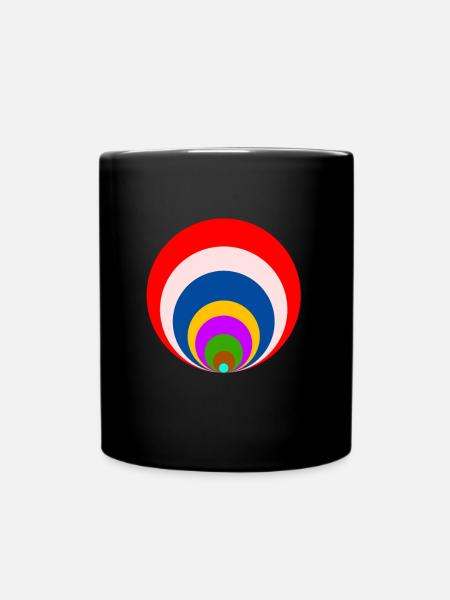 Center drop - Tasse einfarbig - Schwarz