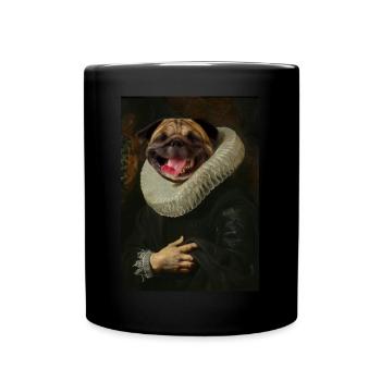 The PUG ( La Bourgeoisie ) - Mug uni - noir - Devant