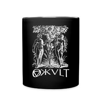 Paradise Adam Eva Seduction Gothic Occult - Full Colour Mug - black - Front