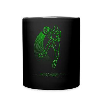 basketballer - Mug uni - noir - Devant